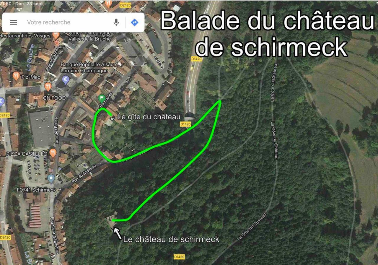 Le Gite Du Chateau Dans Le Centre De Schirmeck Exteriér fotografie